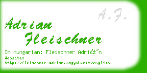adrian fleischner business card